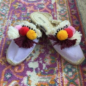 Soludos Coco Pompom Mule